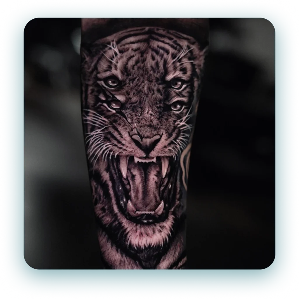 abstract-realistic-tiger-black-and-grey-arm-tattoo