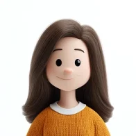 3d-testimonial-avatar-female-brunette-latina-hispanic-orange-sweater